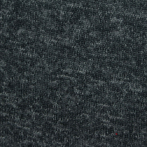 Dark Grey Marl Jersey Knit, Polyester, 240 gsm, 170 cm