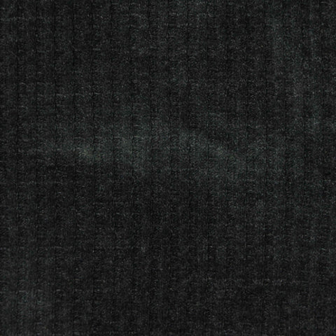 Dark Grey Marl Waffle Knit, Cotton-Poly, 185 gsm