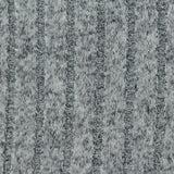 Grey Marl Rib Knit, Viscose-Poly