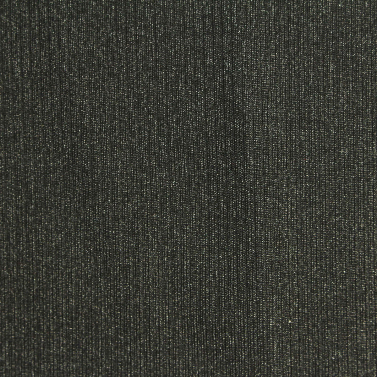 Dark Grey Marl Rib Knit, Polyester, 176 gsm