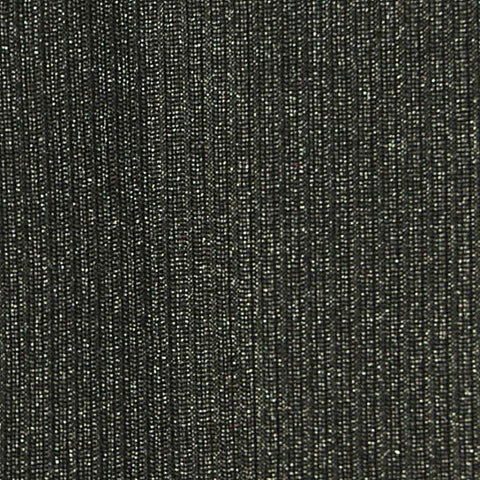 Dark Grey Marl Rib Knit, Polyester, 176 gsm