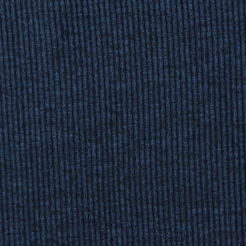 Dark Blue Marl Jersey Knit, Polyester, 140 gsm, 145 cm