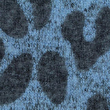 Dark Grey Leopard Knit, Viscose-Poly — texture