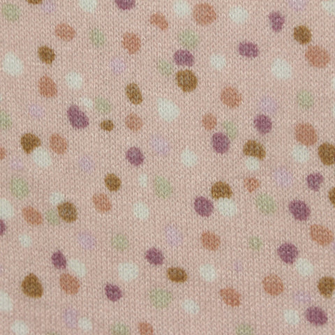 White Dots Chunky Knit, Viscose-Poly, 195 gsm
