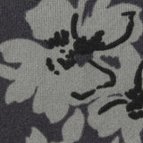 Charcoal Floral Chunky Knit, Polyester