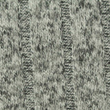 Heather Grey Marl Rib Knit, Viscose-Poly — texture