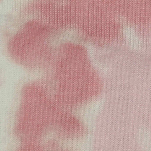 Pink Tie-Dye French Terry, Polyester