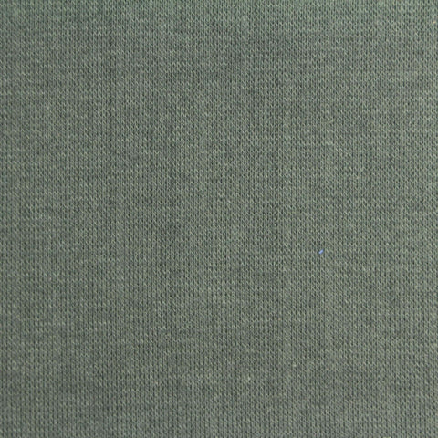 Cotton Stretch Rib Knit Fabric, 272 gsm, 160 cm — Green