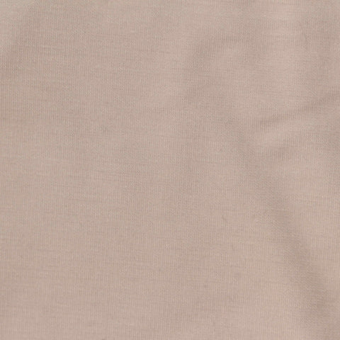 Viscose Nylon Stretch Ponte Knit Fabric, 220 gsm, 163 cm — Beige