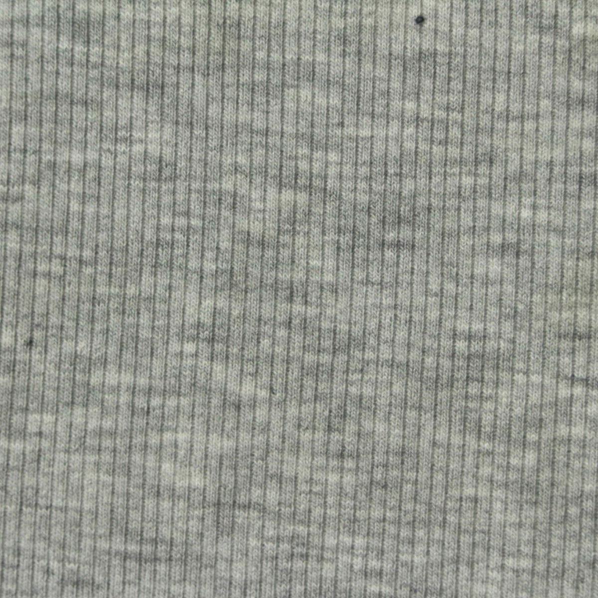 Grey Marl Rib Knit, Poly-Viscose, 255 gsm