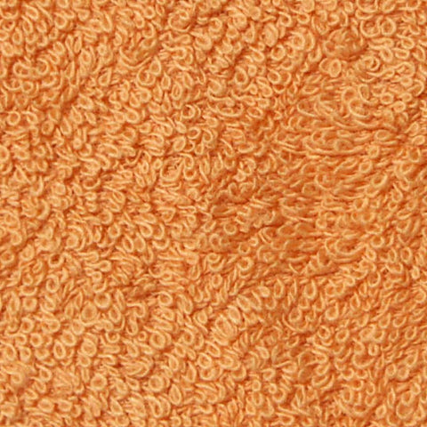Polyester Cotton French Terry Fabric, 280 gsm, 152 cm — Orange