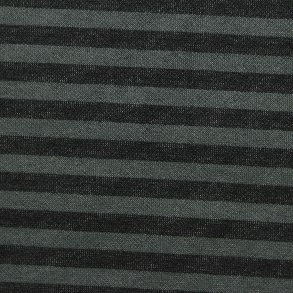 Dark Grey Horizontal-Stripe Knit, Polyester, 240 gsm