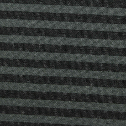 Dark Grey Horizontal-Stripe Knit, Polyester, 240 gsm