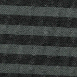 Dark Grey Horizontal-Stripe Knit, Polyester — texture