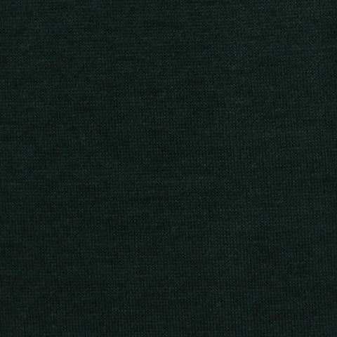 Brushed Polyester Cotton Stretch Knit Fabric, 250 gsm, 180 cm — Green
