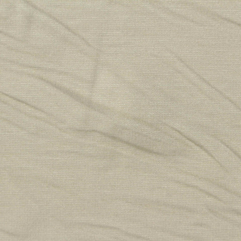 Viscose Nylon Stretch Ponte Knit Fabric, 230 gsm, 150 cm — Beige