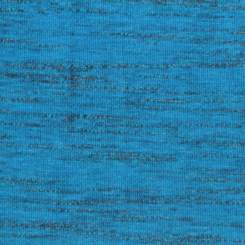 Cotton Nylon Jersey Knit Fabric, 160 gsm, 163 cm — Blue