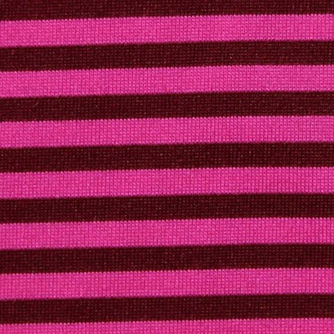 Brushed Polyester Stretch Jersey Knit Fabric, 140 gsm, 157 cm — Pink