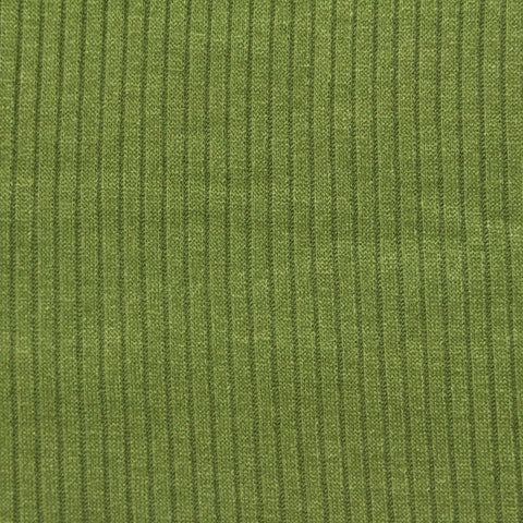 Viscose Stretch Rib Knit Fabric, 180 gsm, 127 cm — Green
