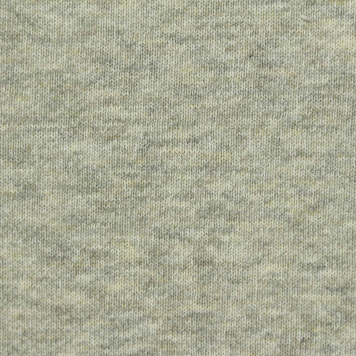 Heathered Grey Marl French Terry, Cotton-Poly, 275 gsm