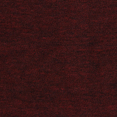 Red Marl French Terry, Polyester, 260 gsm