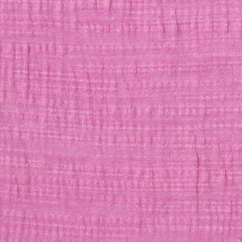 Cotton Polyester Stretch French Terry Fabric, 180 gsm, 132 cm — Pink
