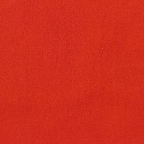 Brushed Nylon Stretch Interlock Knit Fabric, 260 gsm, 137 cm — Red