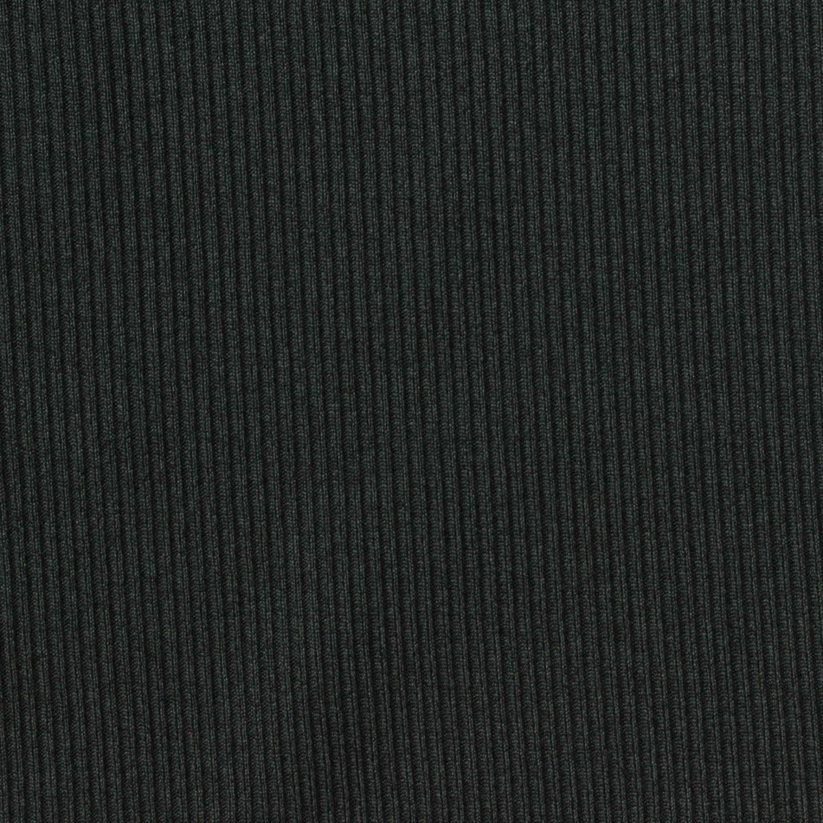 Black Ribbed Rib Knit, Polyester