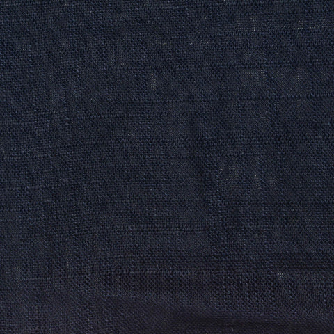 Slub Viscose Linen Woven Fabric, 220 gsm, 135 cm — Navy