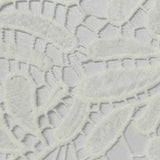 White Floral Knit, Polyester