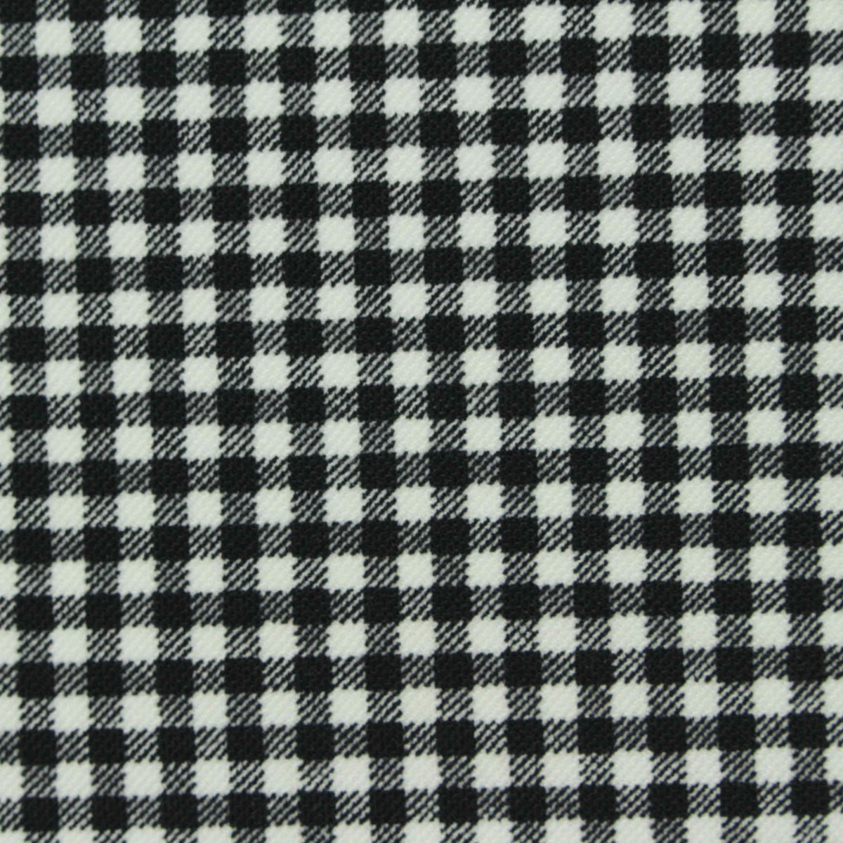 Black Check Warp Knit, Nylon