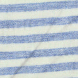 Blue Horizontal-Stripe Knit, Viscose — texture