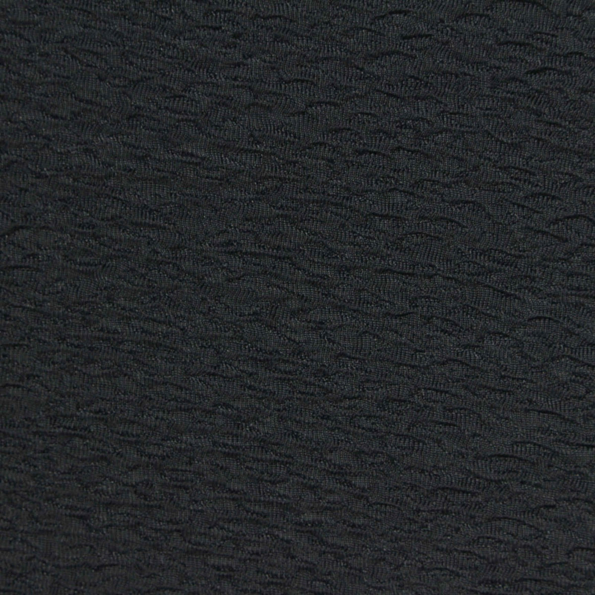 Jacquard Knit Fabric, 270 gsm, 165 cm — Black