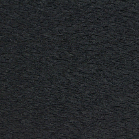 Jacquard Knit Fabric, 270 gsm, 165 cm — Black