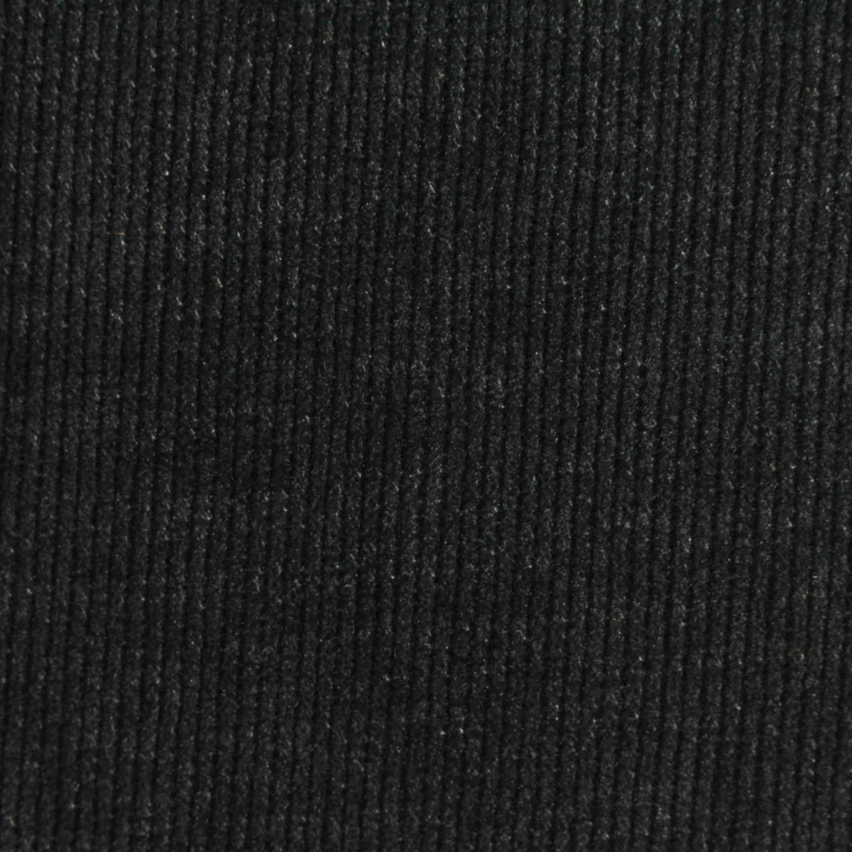 Black Ribbed Chenille