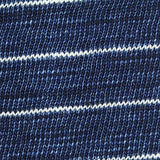 White Horizontal-Stripe Jersey Knit — texture