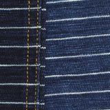White Horizontal-Stripe Jersey Knit