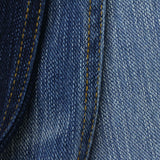 Cotton Polyester Stretch Denim Fabric, 305 gsm, 155 cm — Blue
