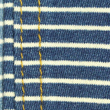 White Horizontal-Stripe Jersey Knit — texture