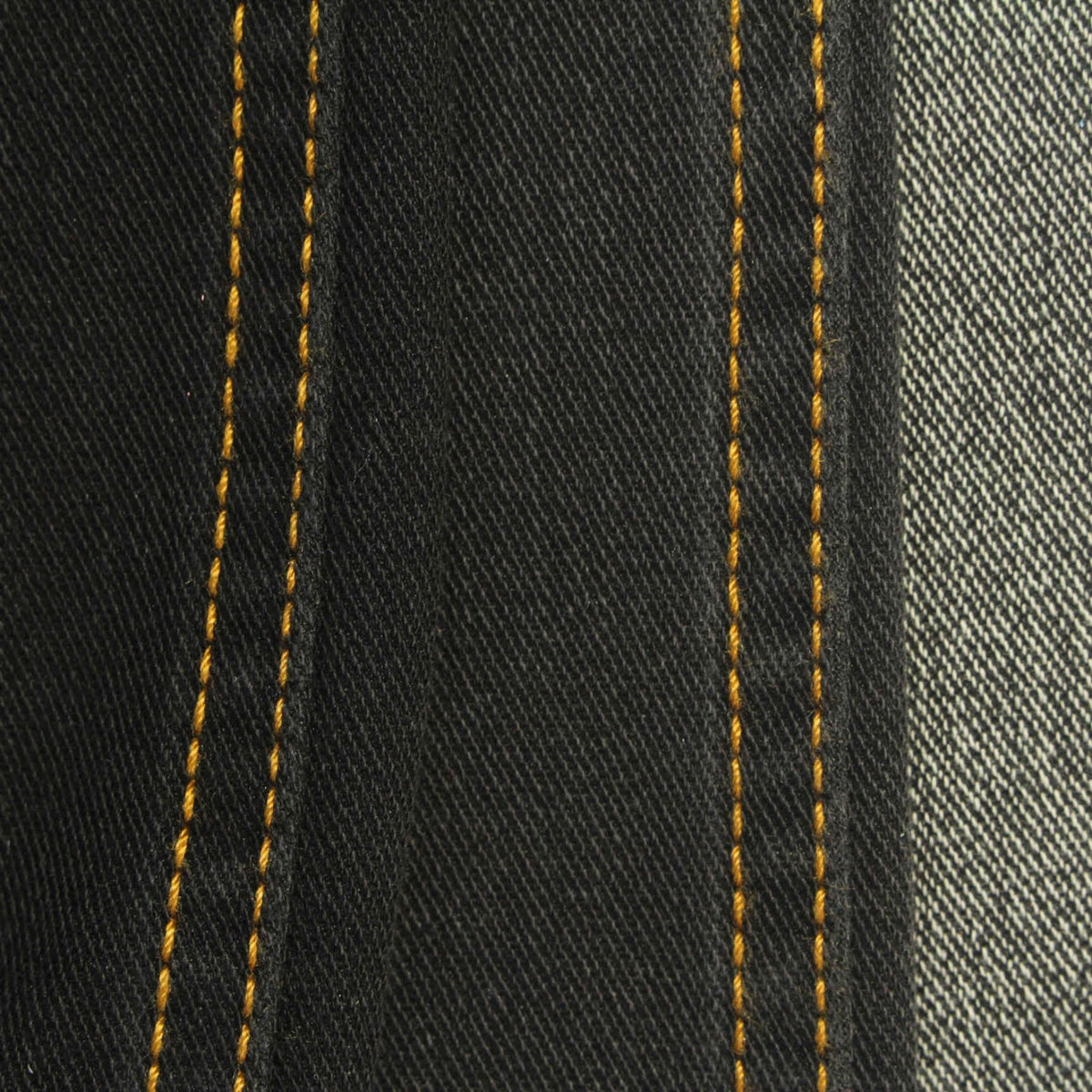 Polyester Cotton Blend Stretch Denim Fabric, 330 gsm, 150 cm — Navy