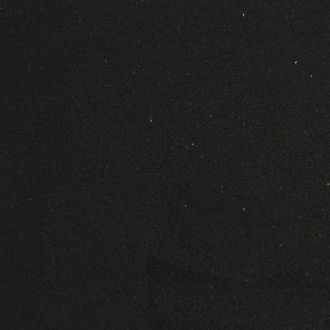 Brushed Polyester Stretch Warp Knit Fabric, 230 gsm, 150 cm — Black