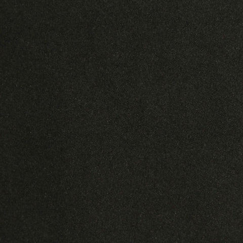 Polyester Stretch Milk Silk Knit Fabric, 180 gsm, 175 cm — Black