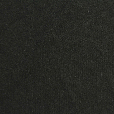 100% Polyester Milk Silk Knit Fabric, 82 gsm, 160 cm — Black