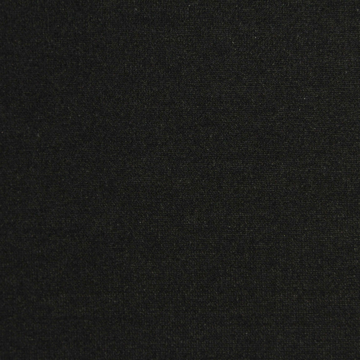 Polyester Stretch Ponte Knit Fabric, 250 gsm, 165 cm — Black