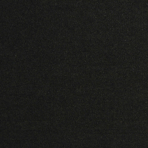 Polyester Stretch Ponte Knit Fabric, 250 gsm, 165 cm — Black