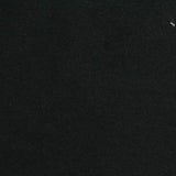 Cotton Stretch Linen-Look Fabric, 220 gsm, 160 cm — Black