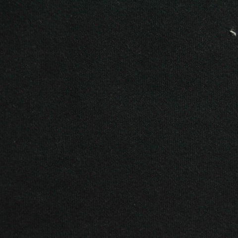 Cotton Stretch Linen-Look Fabric, 220 gsm, 160 cm — Black