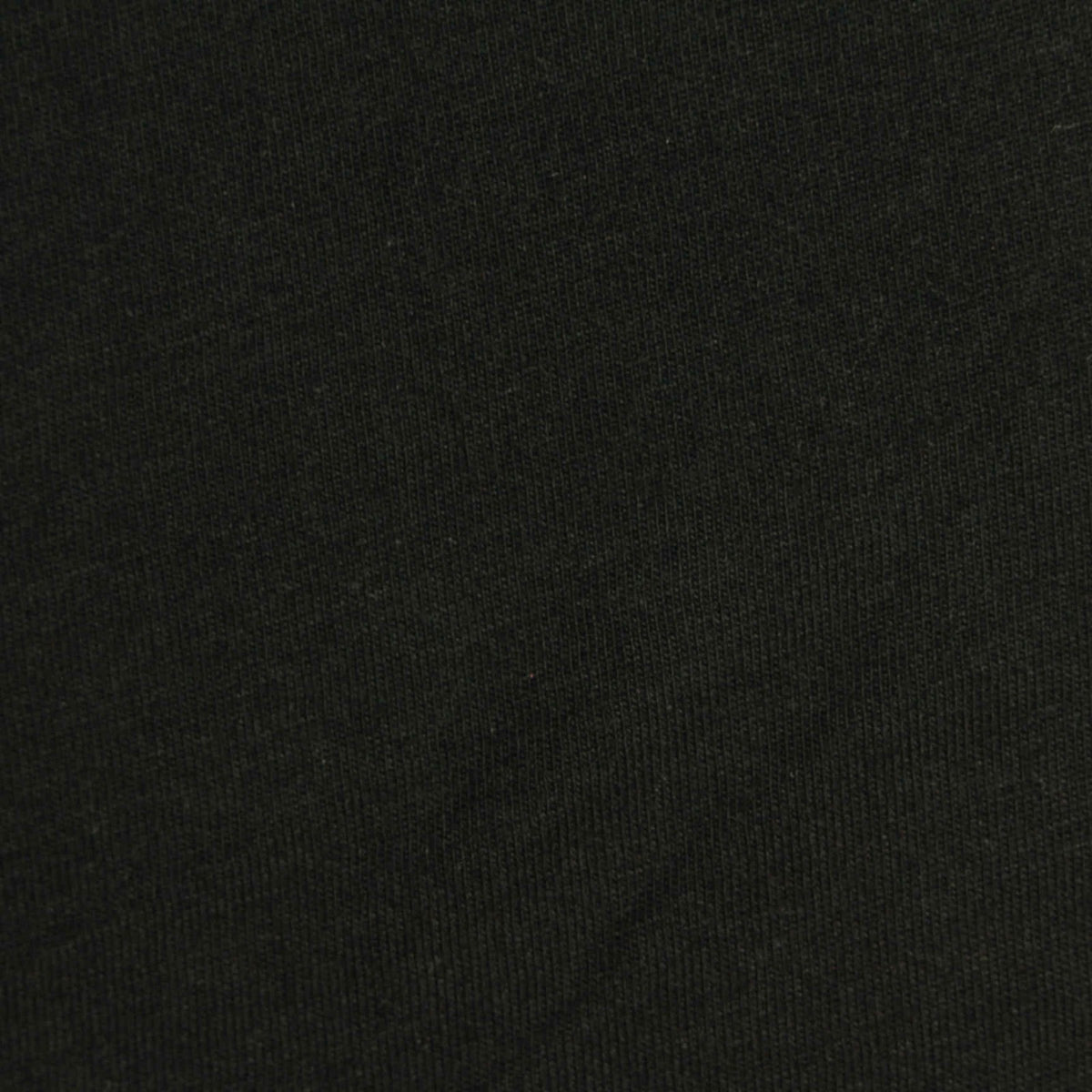 Bamboo Cotton Jersey Knit Fabric, 140 gsm, 170 cm — Black