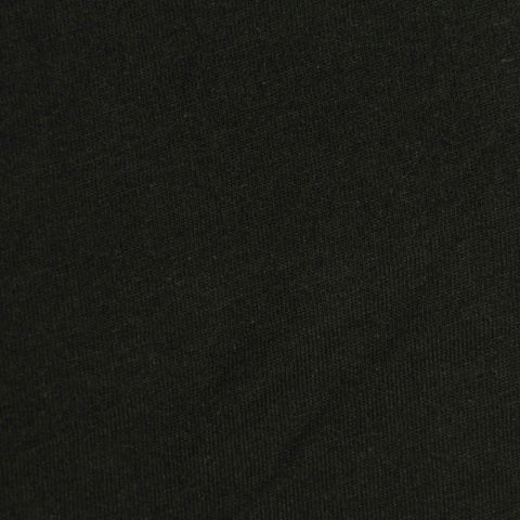 Bamboo Cotton Jersey Knit Fabric, 140 gsm, 170 cm — Black