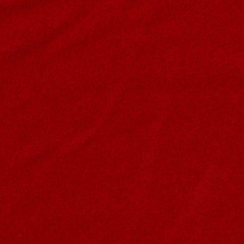 Flocked 100% Polyester Knit Fabric, 240 gsm, 150 cm — Red